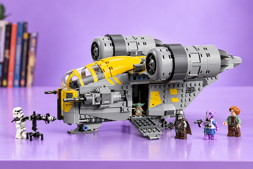 LEGO Star Wars Razor Crest al minimo di 104,99€ con Mando, Grogu e Zeb