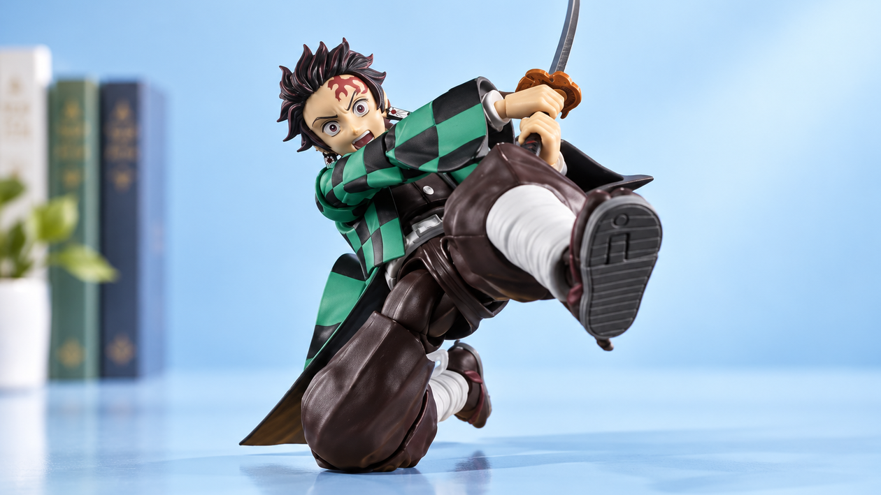 Immagine di Tamashii Nations Tanjiro S.H.Figuarts a 65€, quattro espressioni per le tue pose