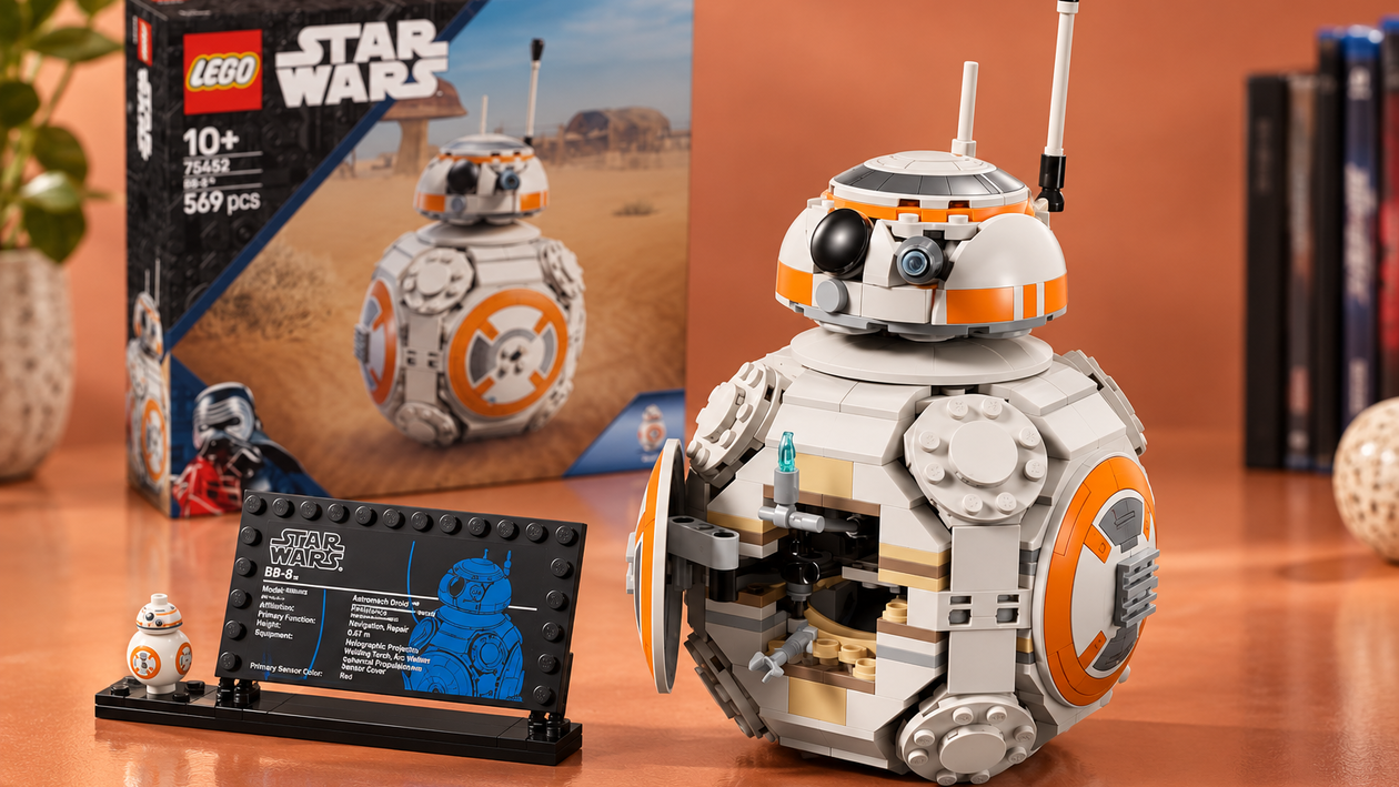 Immagine di LEGO Star Wars BB-8 fa l’OK a Finn e costa 59,99€, il minimo di sempre