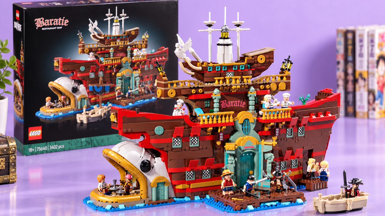 Immagine di LEGO ONE PIECE Baratie, 10 personaggi e interni da esplorare a 222,49€