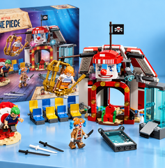 Copertina di LEGO ONE PIECE Bagy a 39,99€, ricrea il circo con Luffy, Zoro e Nami