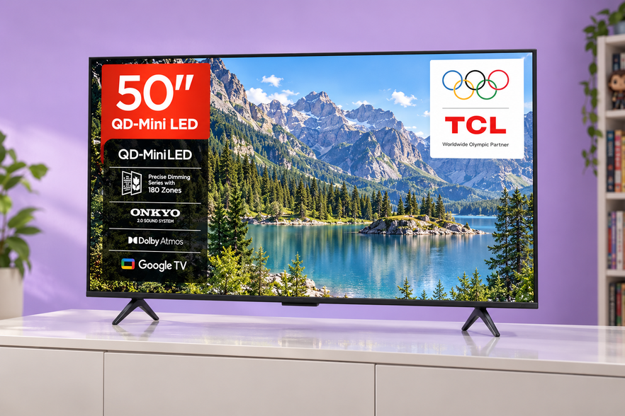 TCL QD-Mini LED 50", film e serie in 4K sotto i 400€