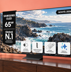 Copertina di Samsung S92H OLED 65" riduce i riflessi, ora a 1.699€ su Amazon