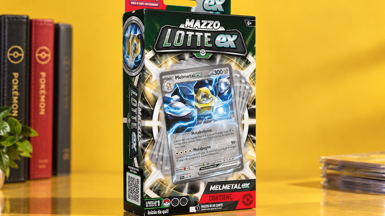 Immagine di Pokémon Melmetal-ex a 19,99€, apri il mazzo e inizia a giocare