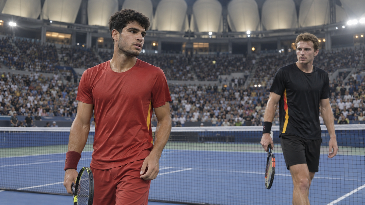 Immagine di Dove vedere Bergs–Alcaraz oggi, 12 ottobre: orario, TV e streaming del Masters 1000 di Shanghai