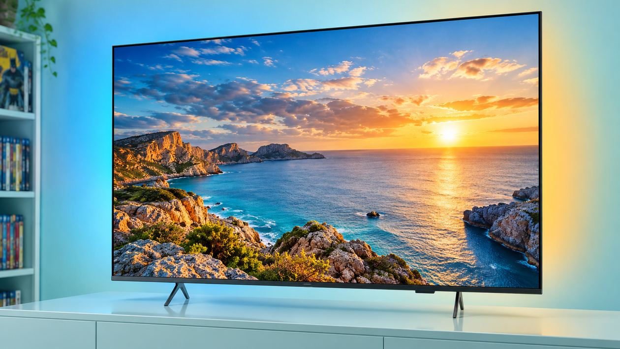 Immagine di Luci sincronizzate ai film con Philips Ambilight QLED 55", ora a 498,90€