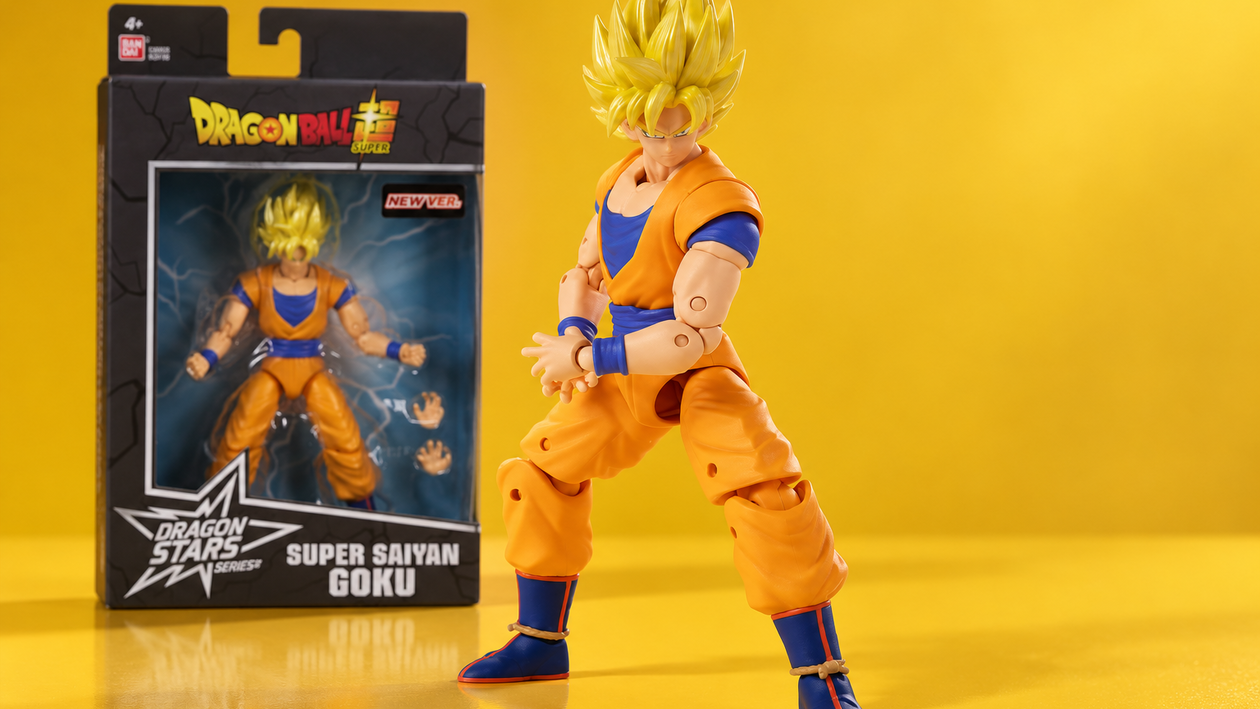 Immagine di Goku Super Saiyan di Bandai a 23,30€: la posa la scegli tu
