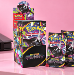 Copertina di Pokémon Buio Pesto sotto i 100€, 18 buste in italiano per la tua raccolta