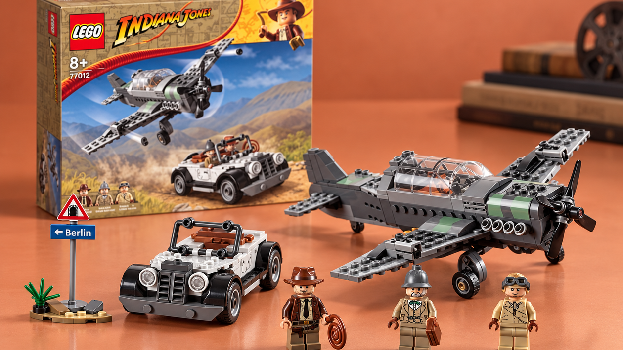 Immagine di LEGO Indiana Jones a 57,28€, l’inseguimento da ricreare e mettere in mostra