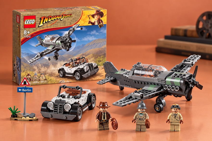 LEGO Indiana Jones a 57,28€, l’inseguimento da ricreare e mettere in mostra