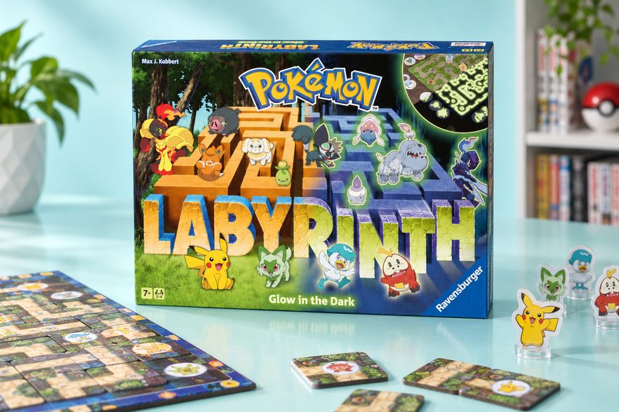 Ravensburger Labirinto Pokémon, 28,50€ per una sfida che cambia a ogni turno