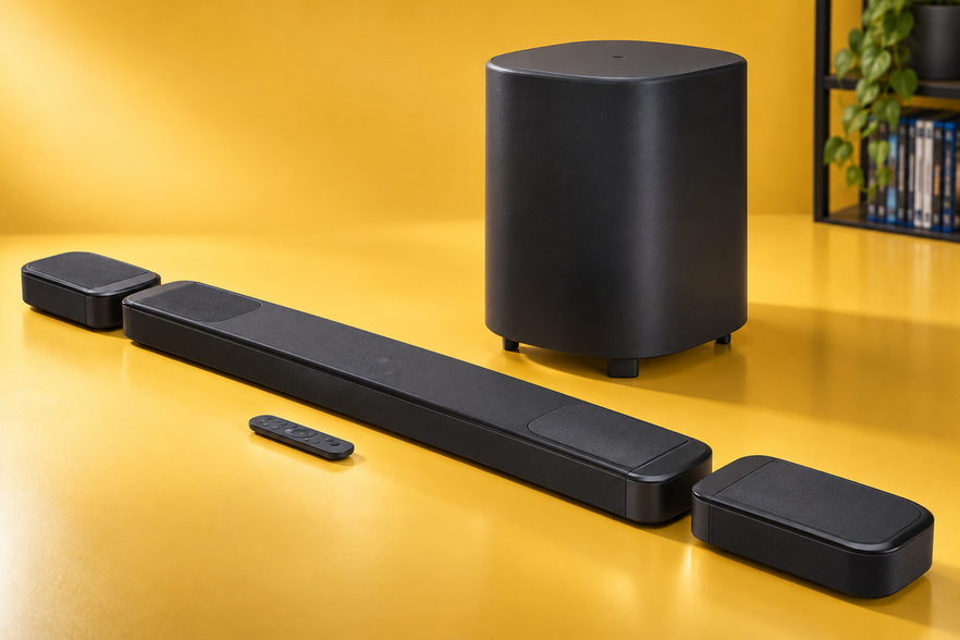 JBL Bar 1000 MK2, stacchi gli speaker e porti il surround dietro al divano