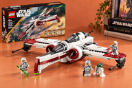 Copertina di LEGO Star Wars ARC-170 con ali regolabili, da costruire ed esporre a 62,01€