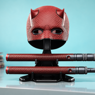 Daredevil Marvel Legends, la maschera di Rinascita da esporre a 152,49€