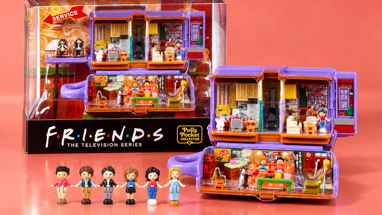 Immagine di Il cofanetto Friends x Polly Pocket costa 35,99€ e riunisce i sei amici