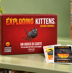 Copertina di Bastano 15 minuti per sfidarsi con Exploding Kittens a 16,20€