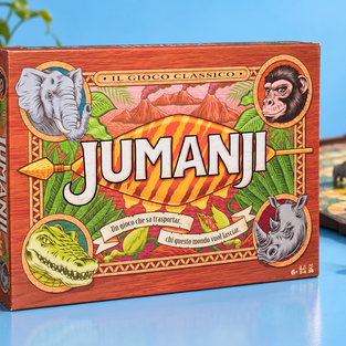 Jumanji di Spin Master a 19,85€, 100 carte per sfidare la giungla