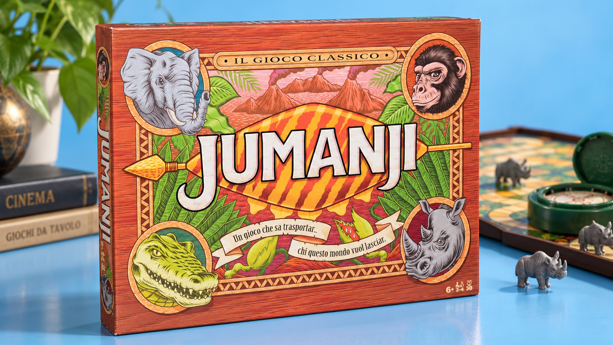 Immagine di Jumanji di Spin Master a 19,85€, 100 carte per sfidare la giungla