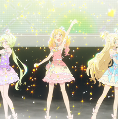 Copertina di Aikatsu Stars!: il trailer del film del decennale presenta Five stars