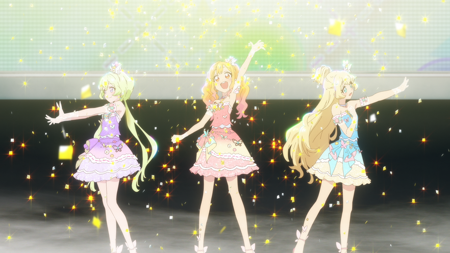 Aikatsu Stars!: il trailer del film del decennale presenta Five stars