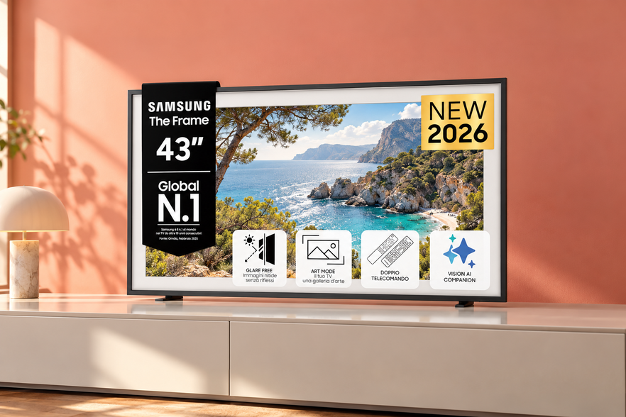 Samsung The Frame 43", meno riflessi nei film e Art Mode a 658,30€