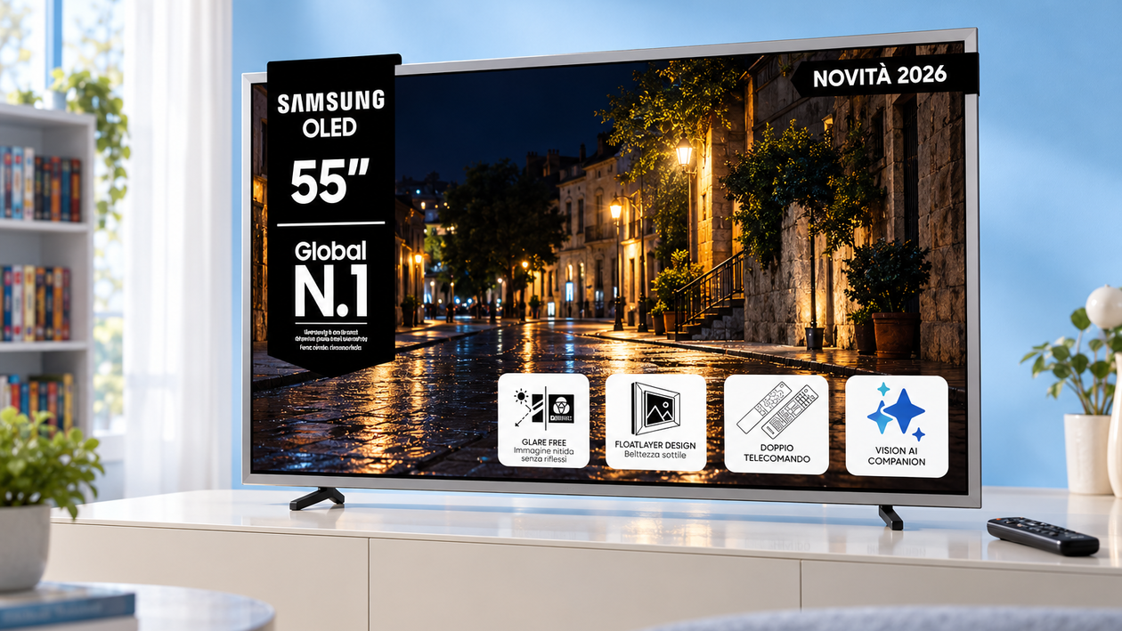 Immagine di Samsung OLED S99H da 2.499€ a 1.799€, neri assoluti per le serate cinema