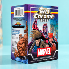 Copertina di Carte Marvel Topps Chrome 2026 a 45,79€ per collezionare l’arte dei fumetti