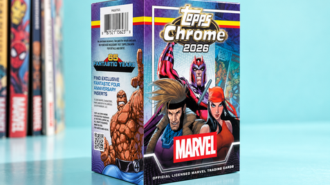 Carte Marvel Topps Chrome 2026 a 45,79€ per collezionare l’arte dei fumetti
