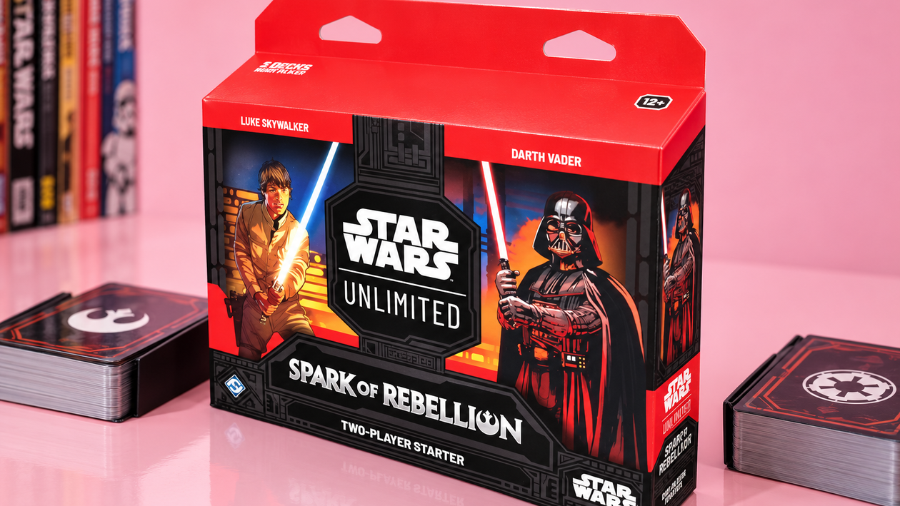 Immagine di Star Wars Unlimited, Luke contro Vader con due mazzi pronti a 28€
