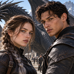 Copertina di Fourth Wing: Prime Video ufficializza Esther McGregor e Emilio Sakraya come Violet e Xaden