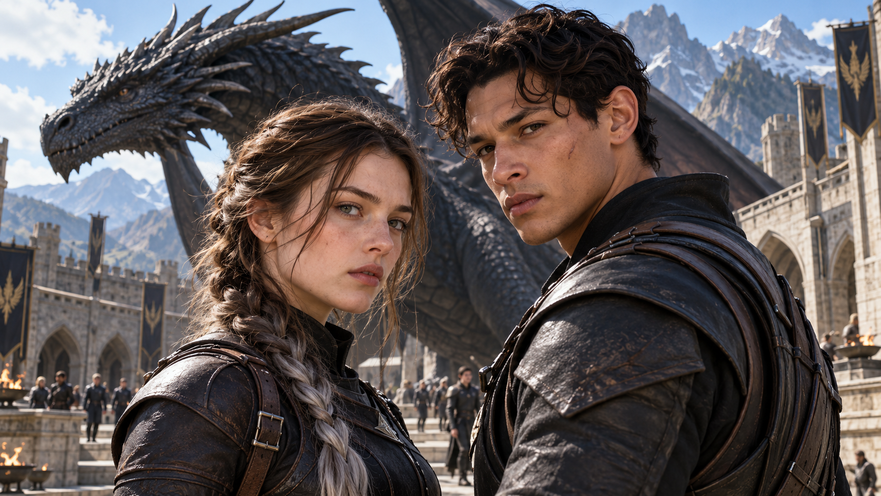 Fourth Wing: Prime Video ufficializza Esther McGregor e Emilio Sakraya come Violet e Xaden