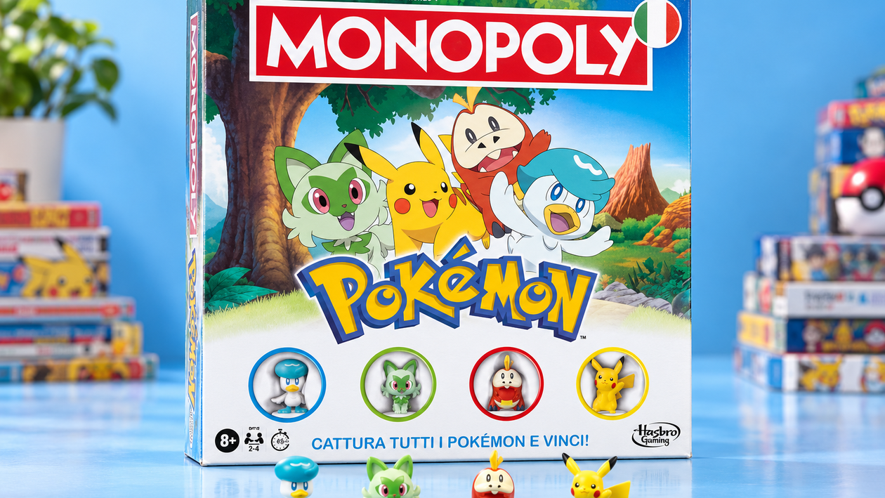 Immagine di Monopoly Pokémon di Hasbro a 24,90€, qui i soldi diventano Poké Ball