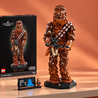 Costruisci un Wookiee da 46 cm con LEGO Star Wars Chewbacca a 192,25€