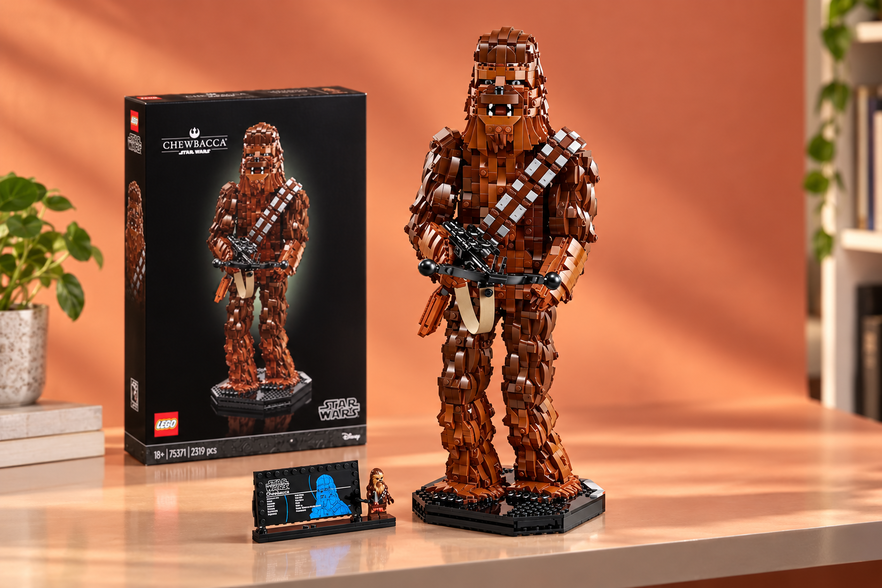Costruisci un Wookiee da 46 cm con LEGO Star Wars Chewbacca a 192,25€