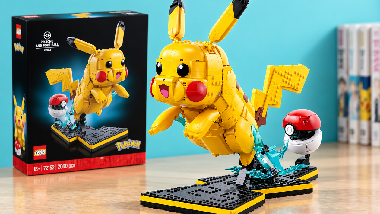 Immagine di 44,74€ in meno per LEGO Pokémon Pikachu e Poké Ball da mettere in posa