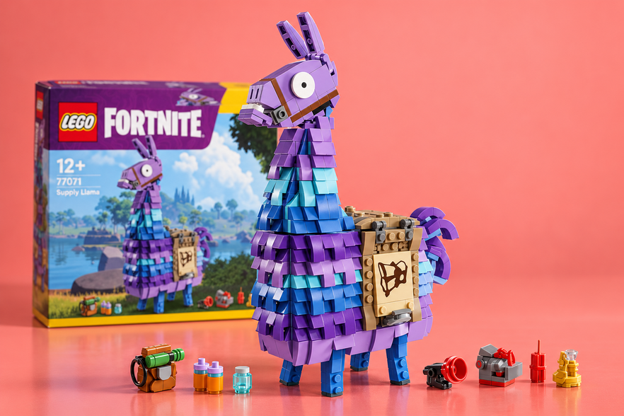 LEGO Fortnite, 27,99€ per costruire ed esporre l’iconico Lama delle scorte