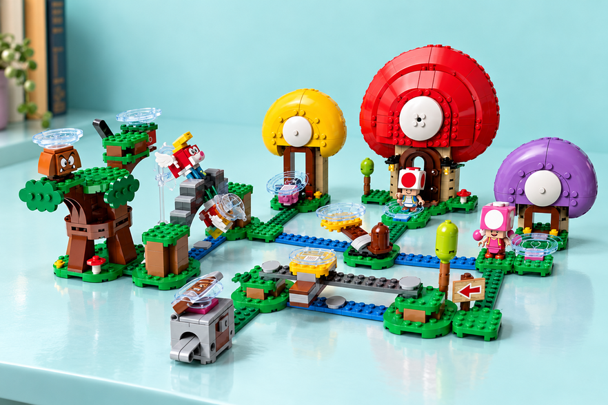 LEGO Super Mario a 59,90€, le case di Toad non sono mai costate così poco