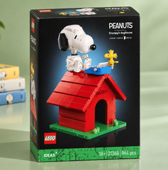 Copertina di LEGO Ideas Snoopy a 59,99€: tre scene dei Peanuts da mettere in mostra