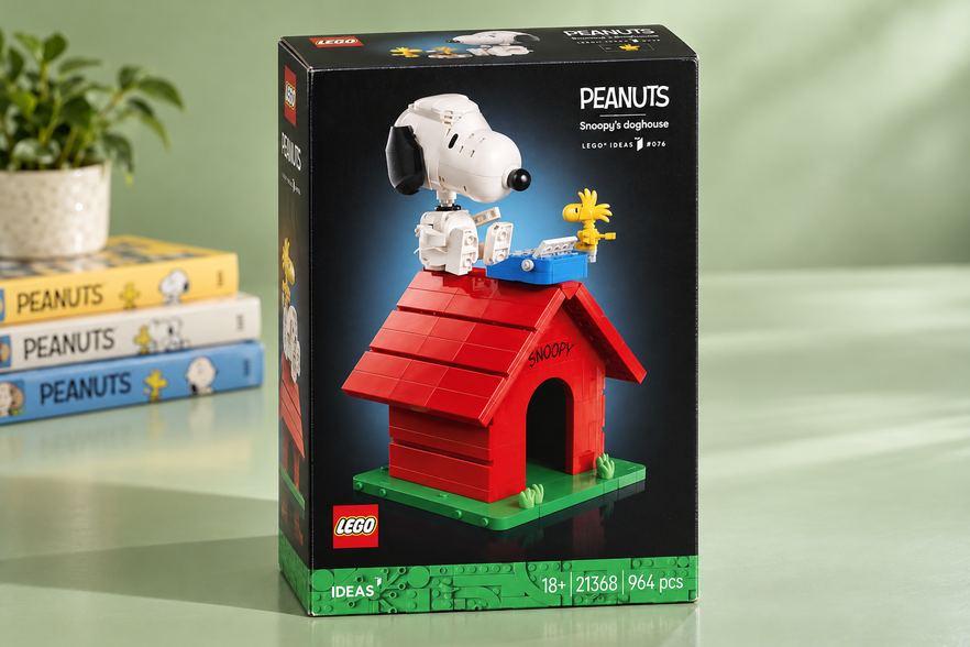 LEGO Ideas Snoopy a 59,99€: tre scene dei Peanuts da mettere in mostra