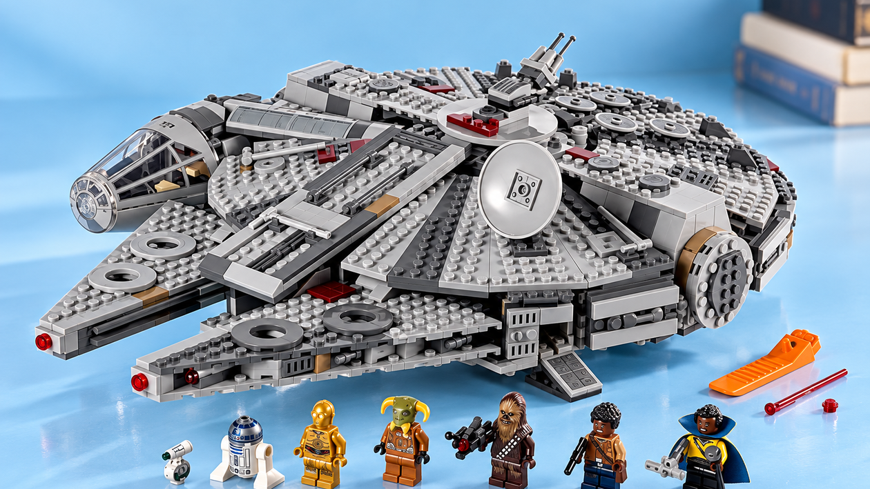 Immagine di LEGO Star Wars Millennium Falcon da 272,11€ a 213,98€, con sette personaggi