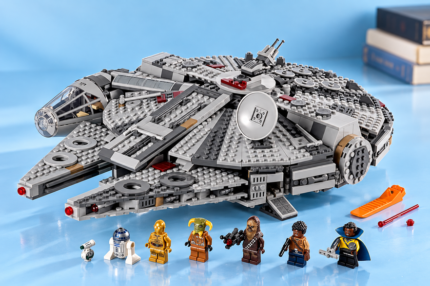 LEGO Star Wars Millennium Falcon da 272,11€ a 213,98€, con sette personaggi