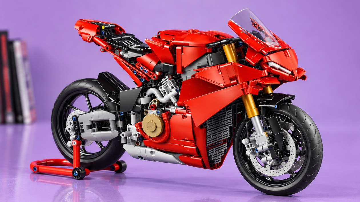 Immagine di La LEGO Ducati Panigale V4 S ha il cambio funzionante e ora costa 149,99€