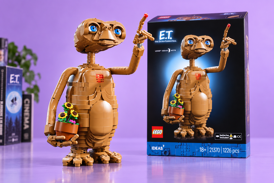 LEGO Ideas E.T. ha il cuore luminoso e costa 97,49€ su Amazon