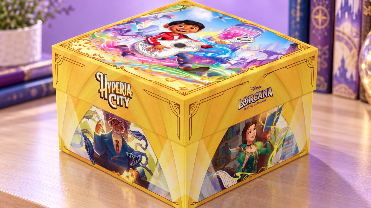 Immagine di Disney Lorcana Hyperia City, Booster e accessori per la tua raccolta a 99,93€