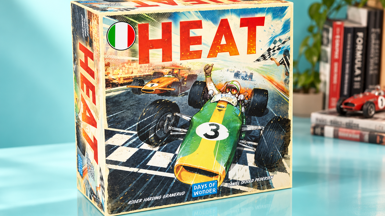 Immagine di 19,50€ in meno su Asmodee HEAT, un campionato di corse da giocare tra amici