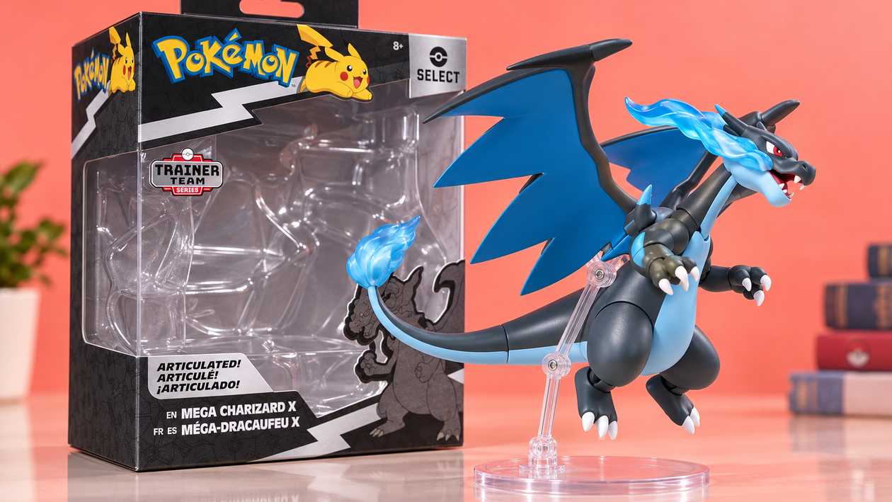 Immagine di Pokémon Select Mega Charizard X a 26,87€, scegli tu la posa da esporre