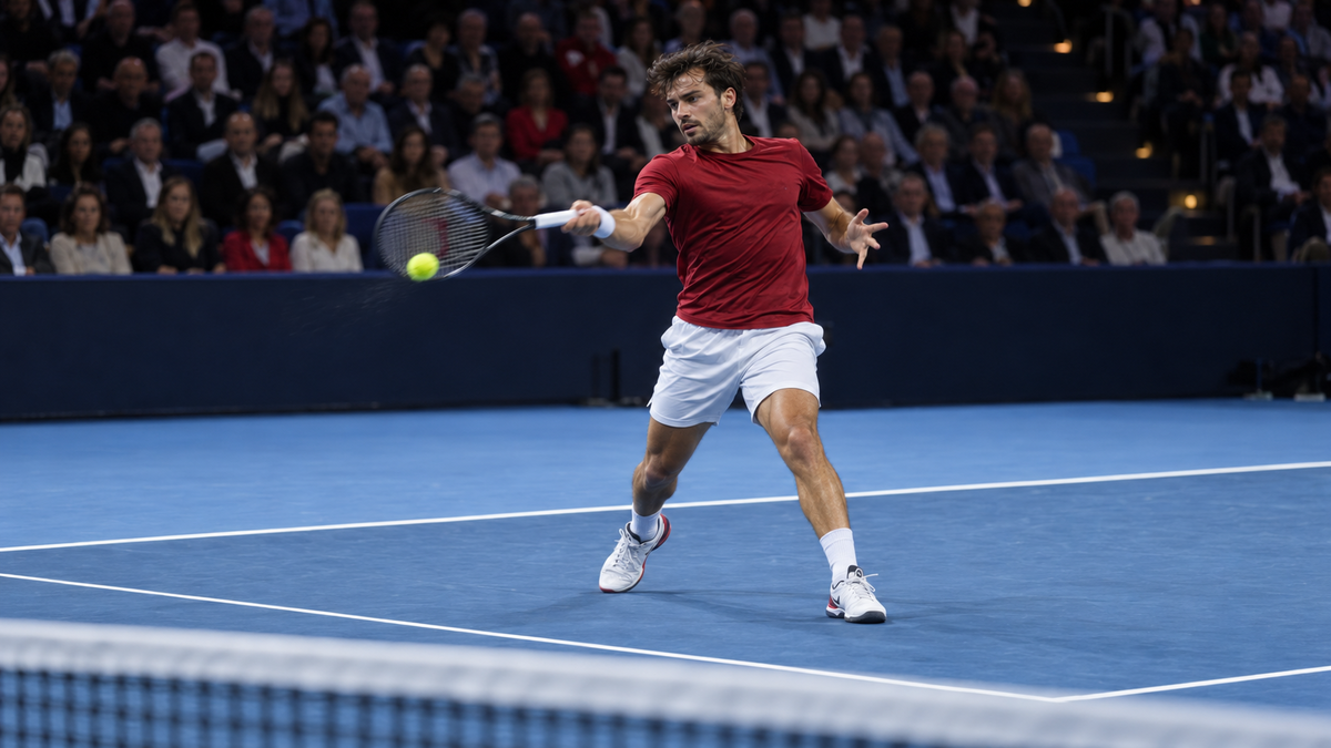 Immagine di Dove vedere la seconda semifinale ATP 500 Basilea oggi: orario, canale e streaming