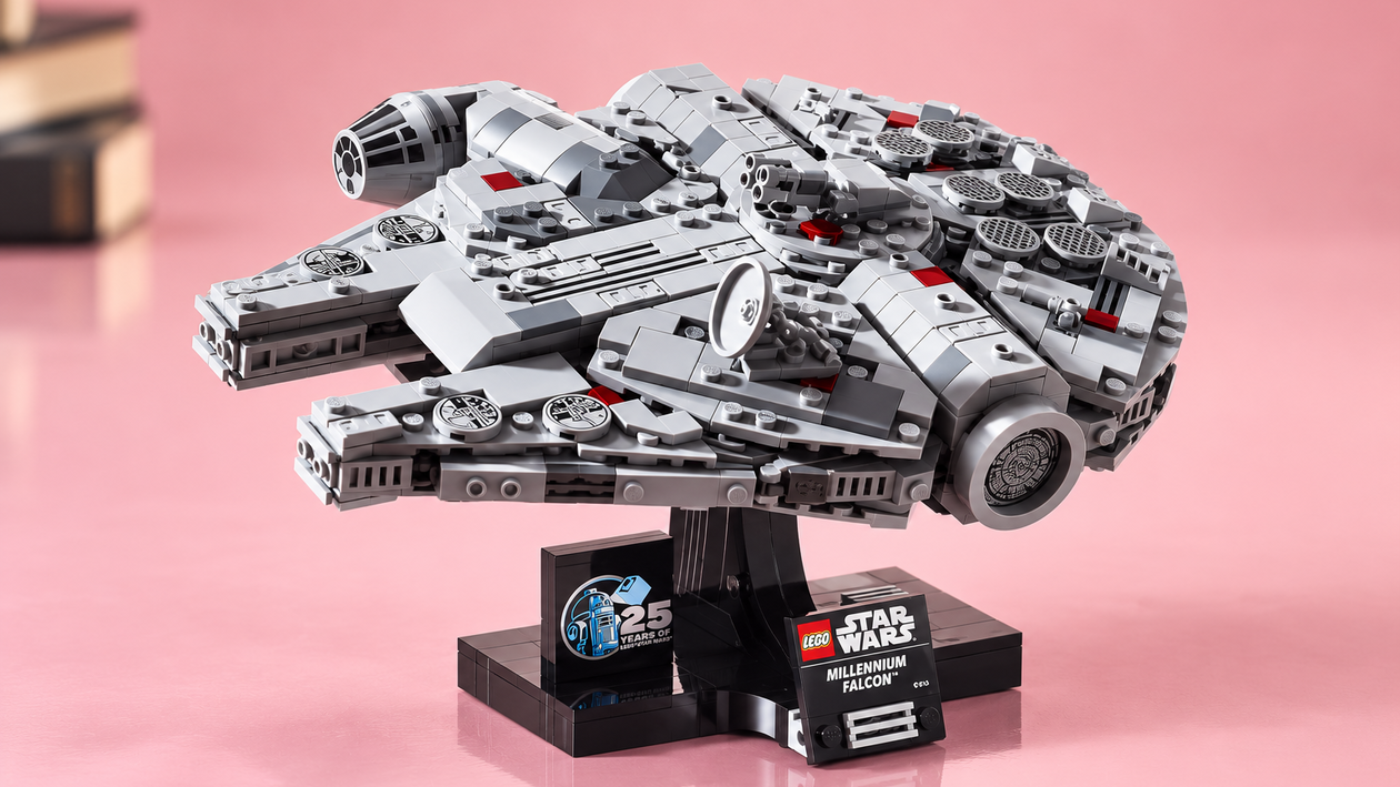 Immagine di LEGO Star Wars Millennium Falcon sotto i 65€, da costruire e mettere in mostra