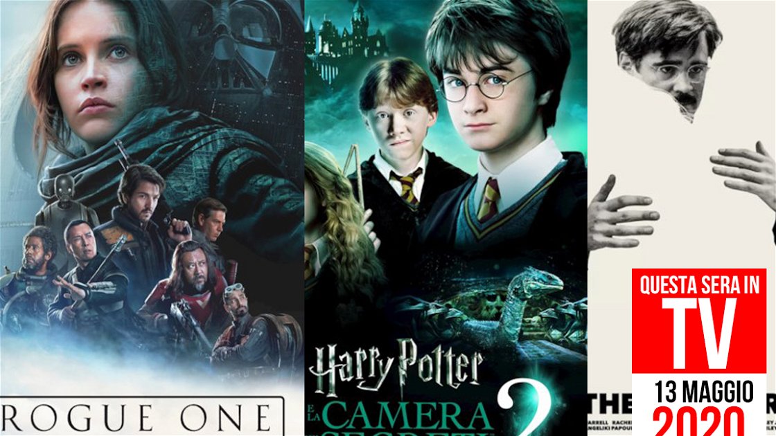 Copertina di Film in TV stasera: Rogue One e Harry Potter nella serata del 13 maggio