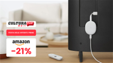 Copertina di Chromecast con Google TV a soli 54€ e hai tutti i servizi streaming in un'unico posto